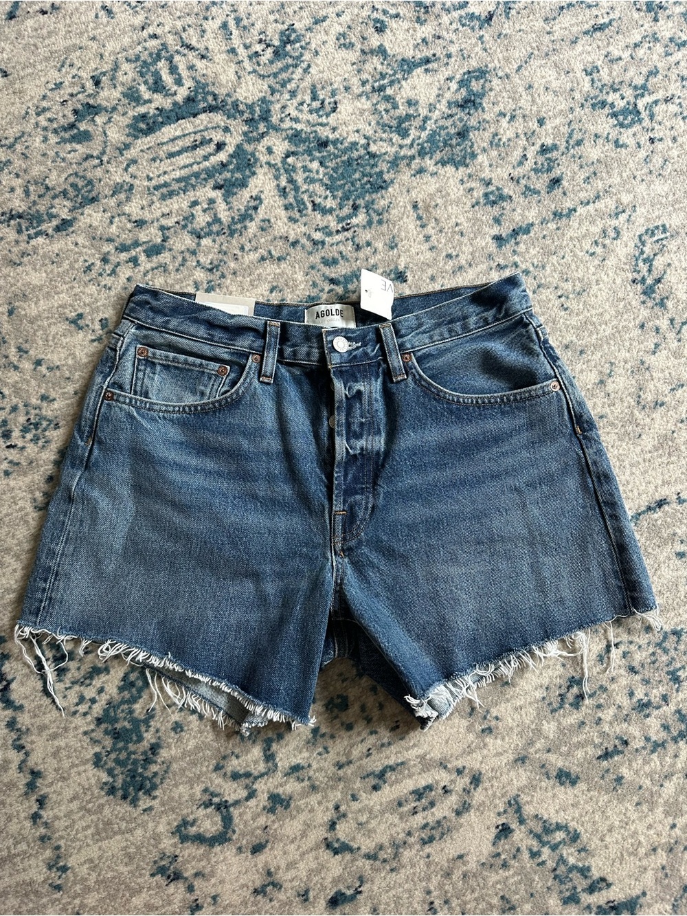 NWT AGOLDE parker long shorts size 28